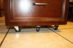 2 Drawer Table and 2 Drawer End Table on Wheels