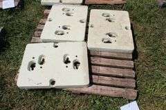 (3) Oliver Slab Tractor Weights
