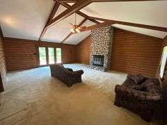 PARCEL 1: LOG HOME - BASEMENT - GARAGE - 1.2 ACRES: 487 Quiggins Lane, Leitchfield, KY 42754