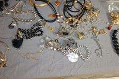 Necklaces, Chains, Earrings, Bracelets, and Misc. Costume Jewelry