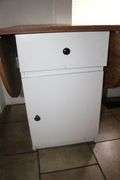 Drop Leaf Wooden Cabinet