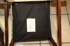 (3) Wing Back Cushioned Bar Stools, and High Back Cushioned Chair with Pillow