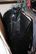 42 Regular Leather Jacket, Large Leather Jacket, Sweaters, Jackets, Suitcases, and Misc. Clothes