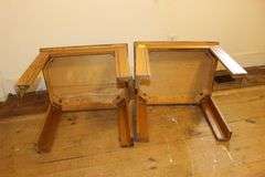 (2) Wooden End Tables