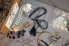 Necklaces, Chains, Earrings, Bracelets, and Misc. Costume Jewelry