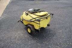 John Deere 25 Gallon Sprayer with Pump and Hitch