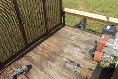 16 Ft. Trailer with Sealmaster Asphalt Sealer Tank and Spraying Agitator