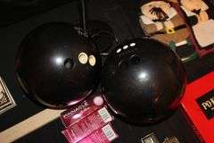 Po-Ke-No Game, How to Play Books, Family Feud Game, Bowling Balls, Suitcase, Playing Cards, Football, Desk Lamp, and Misc.