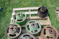 (6) Tractor Belt Pulleys