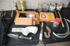 Flags, Expanded Metal, Door Hanger,  50 Ft Fish Tape, Downspout Strainers, and Misc. Items