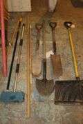 Shovels, Rakes, Dust Pan, and Misc. Hand Tools