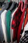 42 Regular Leather Jacket, Large Leather Jacket, Sweaters, Jackets, Suitcases, and Misc. Clothes