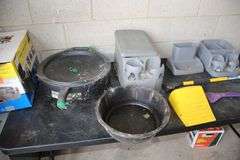Truck/Van Consoles, 5 Piece Wrench Set, Jumper Cables, Battery Box, Oil Pans, and Chock