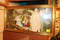 (4) Oil Paintings, Vertical Mirror, (2) Gary Peterson Prints, and Misc. Framed Wall Decor