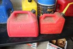 Gas, Diesel, and Kerosene Jugs