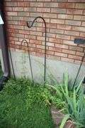 Shepherds Hooks, Planting Foam Stand, and Misc. Yard Figurines