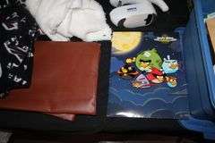 Pattern Cutting Boards, Sewing Pad, Thread, Fabric, Blanket Pieces, White Sew Quick, Crafting Supplies, and Misc.