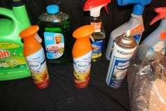 Laundry Detergent, Febreeze, Cleaning Supplies, Dryer Sheets, and Misc.