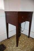 Sewing Machine Table with Sears Kenmore Sewing Machine and Seat