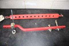 Tractor Drawbar and Hitch with Pins