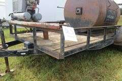 16 Ft. Trailer with Sealmaster Asphalt Sealer Tank and Spraying Agitator
