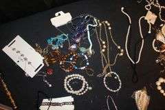 Chains, Necklaces, Bracelets, Earrings, Ring, and Misc. Costume Jewelry