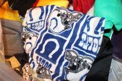 New York Giants Clothes Hamper, US Army Bag, US Army Size Medium Jacket, Army Bags and Fanny Pack, Tent Blankets, Fabric, and Misc.