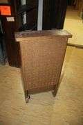 Tater Box, 4 Tier Shelf, 4 Tier Metal Shelf, Footstool, (2) Ironing Boards, and Pillow