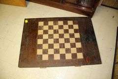 72 Inch W Headboard and (2) Folding Checkerboard Tables