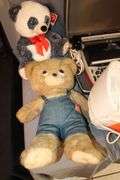 Sears Typewriter, Bear Stuffed Animals, Cat Figurine, Artificial Flowers and Flower Pot, Febreze Air Freshener, and Misc.