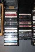 CDs, Cassettes, Cassette Boxes, and CD Organizer