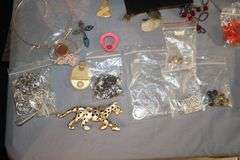 Sterling Silver Necklaces, Necklaces, Bracelets, Wrist Watch, Shirt Pins, Earrings, Misc. Costume Jewelry