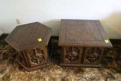 Square End Table and Octagon End Table