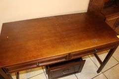 2 Drawer Table and 2 Drawer End Table on Wheels