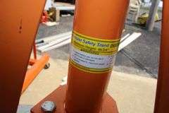 Central Hydraulics 2 Ton Jack Stand Under Hoist