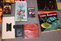 VHS Tapes, DVDs, Cassette Tapes, Audio Tape Reels, and Misc.