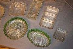 Glass Egg Plate, Glass Bowls, Glass Serving Trays, Candy Dishes, and Egg Plate