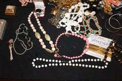 Bracelets, Earrings, Necklaces, Bracelet Stand, Chains, and Misc. Costume Jewelry