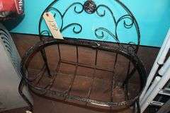 (2) Folding Cots, Standing Heater, Fan, Metal Flower Stand Bench, Kingsford Charcoal, and Type 1 Tile Adhesive