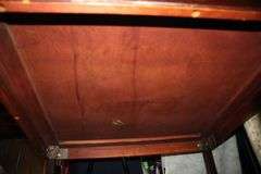 (4) Harp Back Folding Chairs and Folding Table