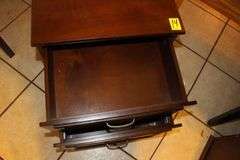 2 Drawer Table and 2 Drawer End Table on Wheels