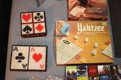 Dartboard with Darts and Frame, Dominos, Chess Board, Poker Tiles, ESPN Jeopardy, and Misc. Board Games