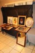 Various Size Frame Prints, Wall Hangings, and Mirror