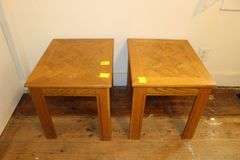 (2) Wooden End Tables