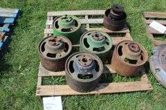 (6) Tractor Belt Pulleys