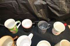 Garfield the Cat Glass Mugs, Soup Mug, Gravy Boat, and Misc. Coffee Mugs