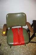 Wooden Bar Stool and Cushion Arm Chair