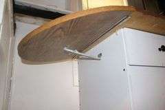 Drop Leaf Wooden Cabinet