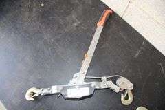 (2) Allied 2.5 Ton Double Gear Cable Puller
