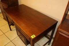 2 Drawer Table and 2 Drawer End Table on Wheels